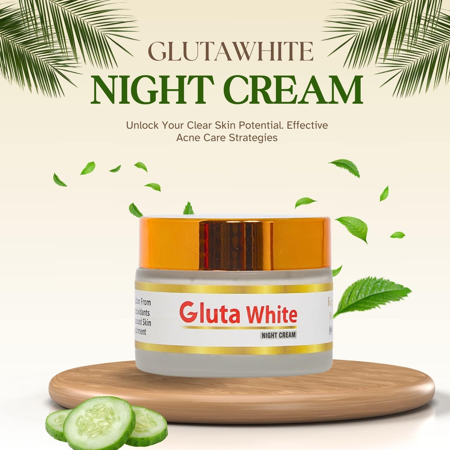 Gluta White Anti-Aging Day & Night Cream