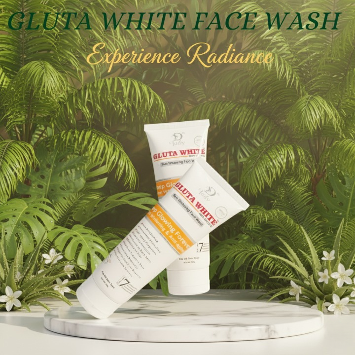 Gluta White 100% Natural Skin Whitening & Anti-Aging Face Wash