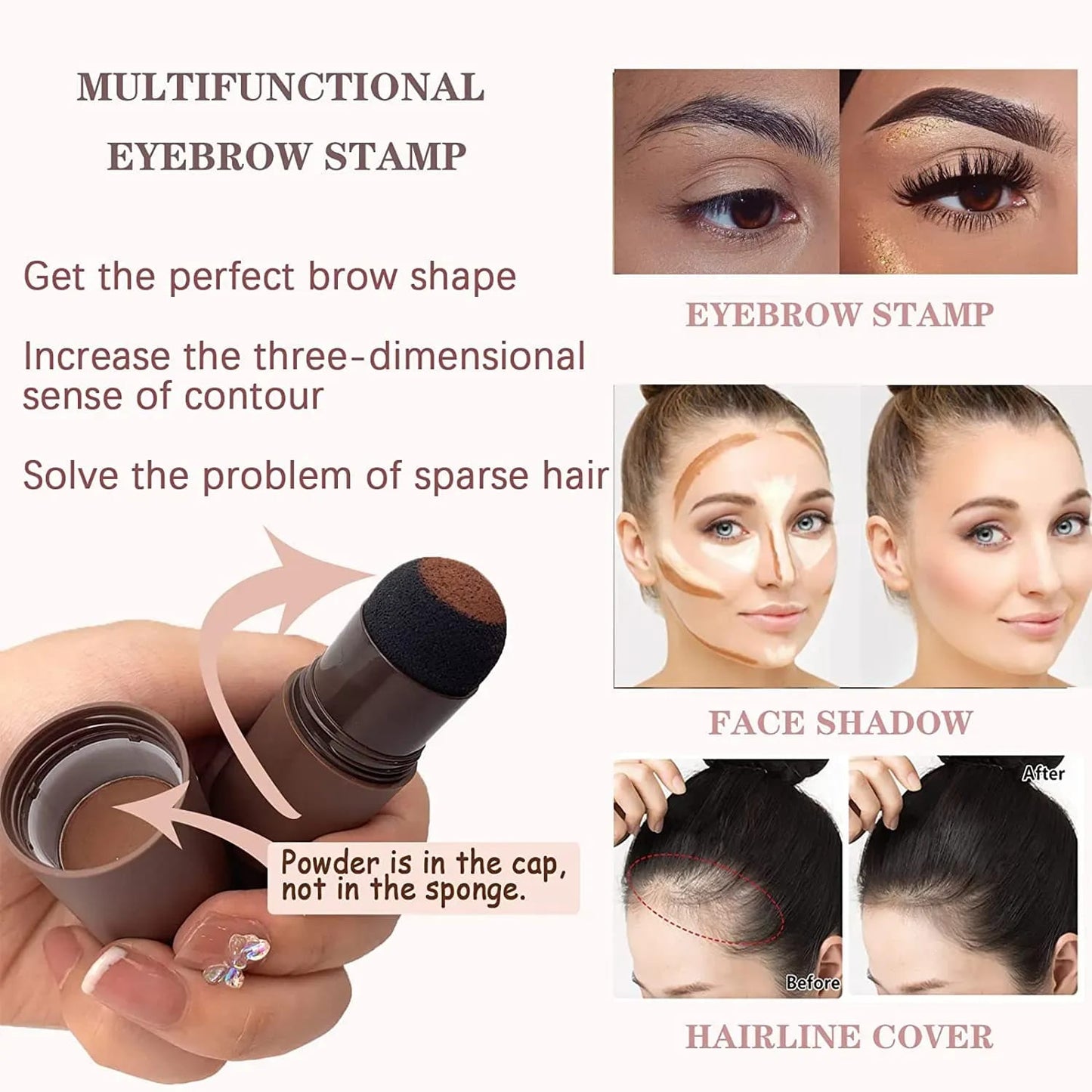 Eyebrow Stamp And Hairline Shading Powder