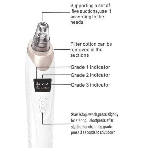 Vacuum Suction Blackhead Remover