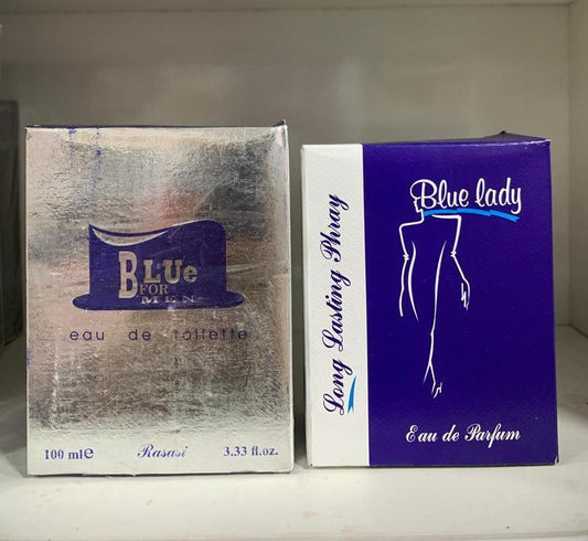 Pack of 2 Blue For Men & Women Perfume